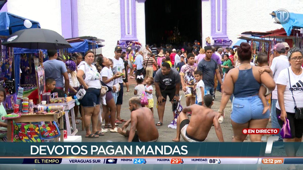 Devotos Del Cristo Negro De Portobelo Agradecen Los Favores Concedidos