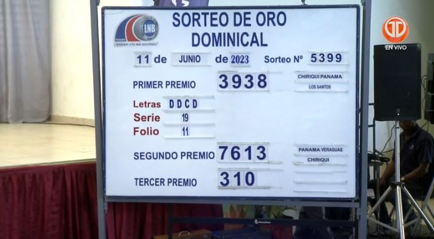 Lotería Nacional de Panamá EN VIVO Resultados de hoy 11 de junio de 2023