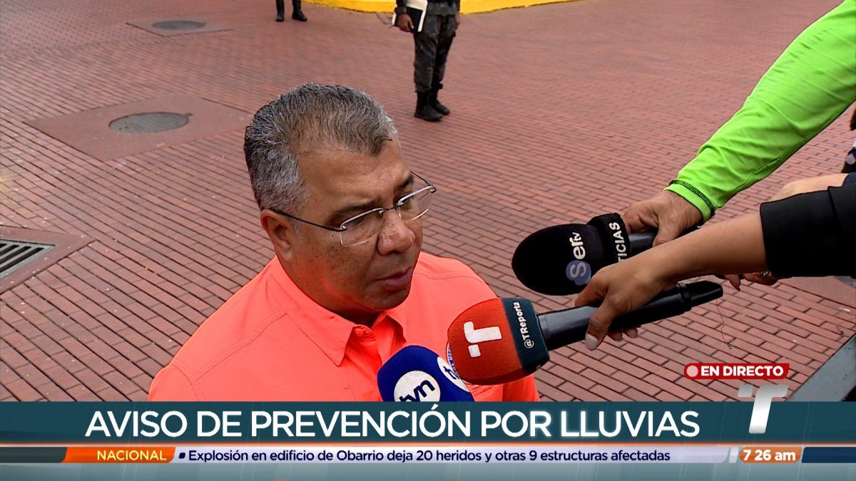 Director Del Sinaproc Informa Sobre El Aviso De Prevenci N Por Lluvias