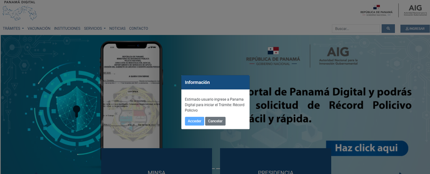 Panamá Digital Pasos para solicitar el récord policivo HOY