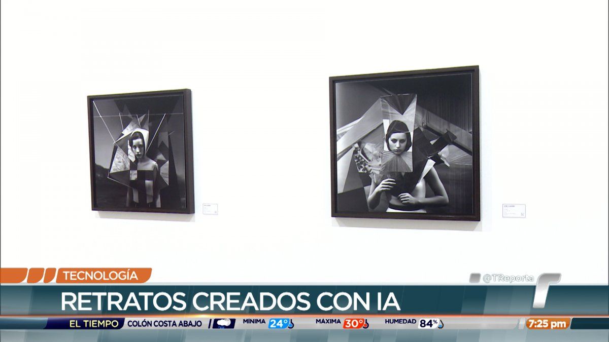 Galería en Panamá exhibe retratos creados con Inteligencia artificial