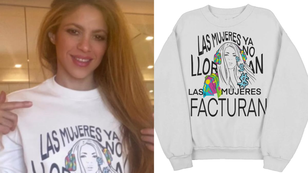 Shakira Lanza Sweater Con La Frase Las Mujeres Facturan