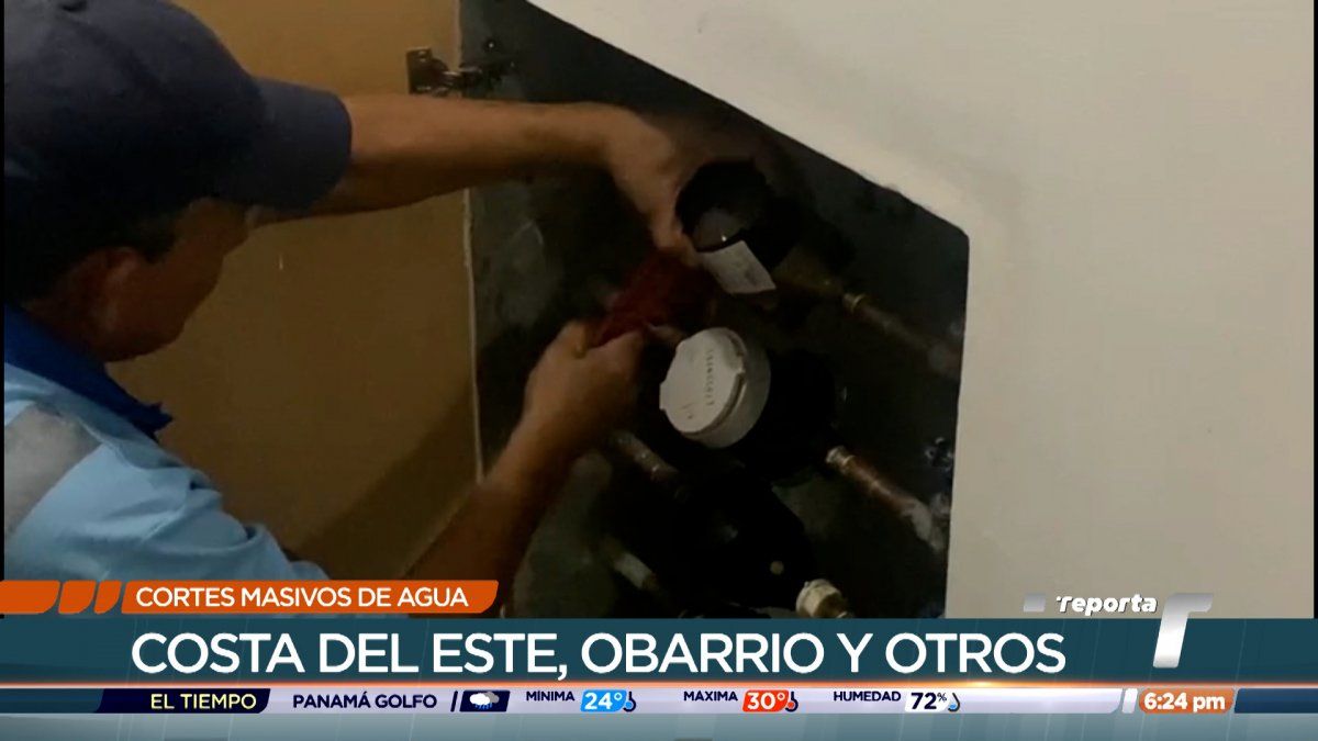 Idaan realiza cortes masivos de agua por morosidad en el área Metropolitana