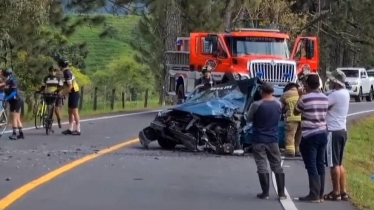 Cuatro personas heridas tras aparatoso accidente de tránsito en Chiriquí