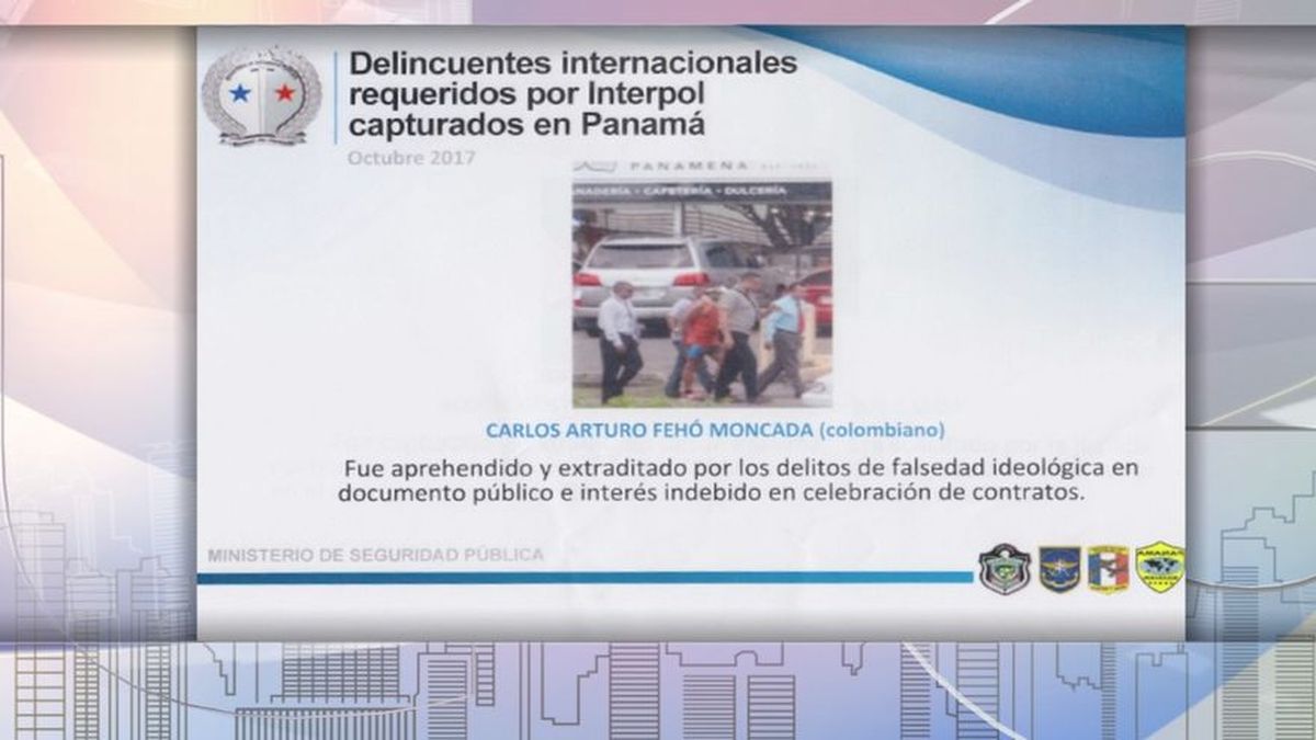 Capturan en Panamá a 9 personas buscadas por Interpol