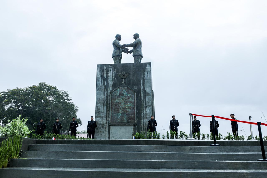 Inauguran monumento en conmemoración de los Tratados Torrijos Carter