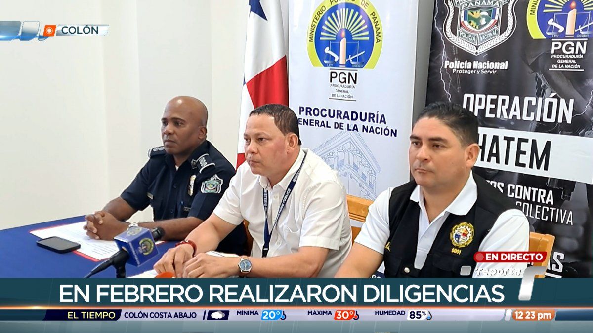 Operativo antipandillas Hatem en Colón deja 12 aprehendidos