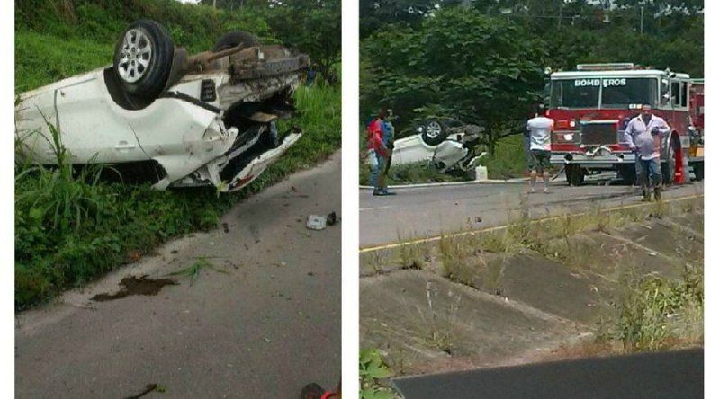 Un Muerto Y Varios Tras Vuelco De Auto En Bugaba