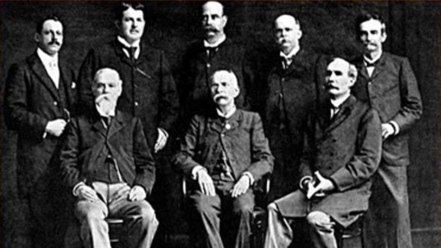 Junta Revolucionaria de 1903 conformada por José Agustín Arango, Manuel Amador Guerrero, Federico Boyd, Nicanor A. De Obarrio, Manuel Espinosa, Carlos C. Arosemena y Ricardo Arias