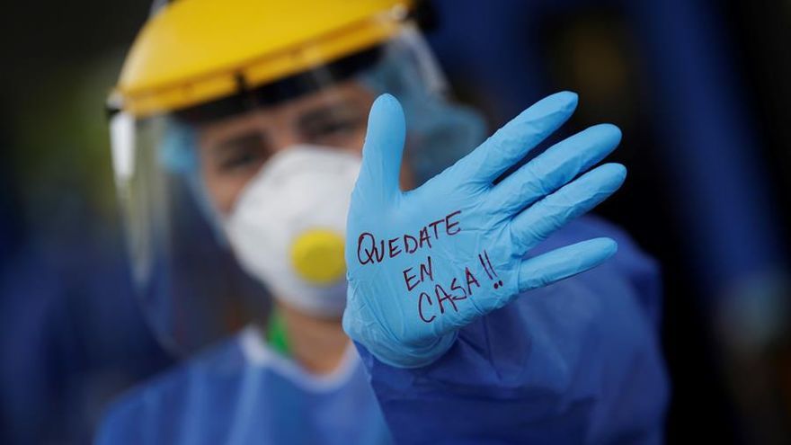 Hacen un llamado a la población a quedarse en casa y mitigar así los contagios de COVID-19
