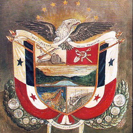 El Escudo Nacional surgió de la originalidad y creatividad de Don Nicanor Villalaz