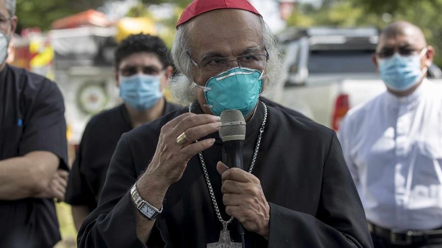 El cardenal de Nicaragua Leopoldo Brenes