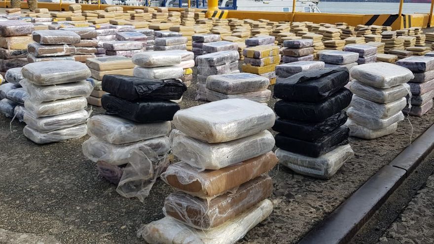 Droga incautada por el Senan Droga incautada por el Senan