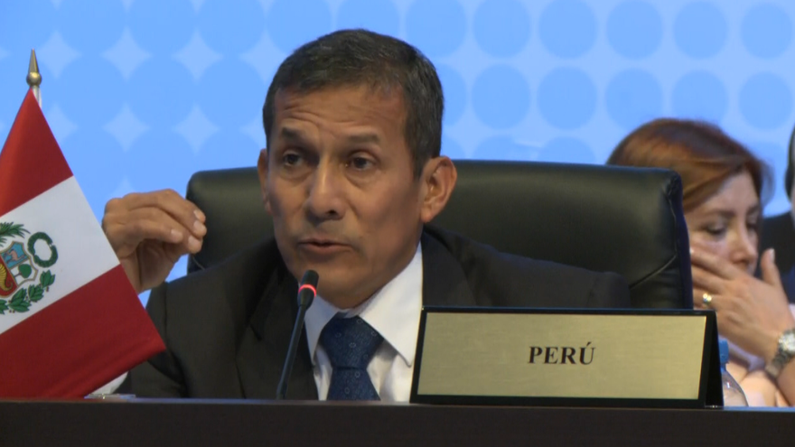 Presidente de Perú habla en VII Cumbre de las Américas