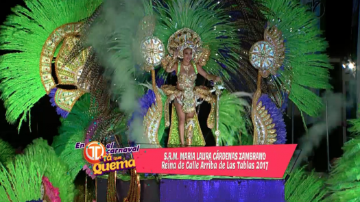 Despedida de María Laura Cárdenas, reina de Calle Arriba de Las Tablas 2017