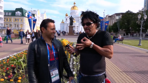 Cholo Mugre se encuentra con Samy Sandoval en Rusia