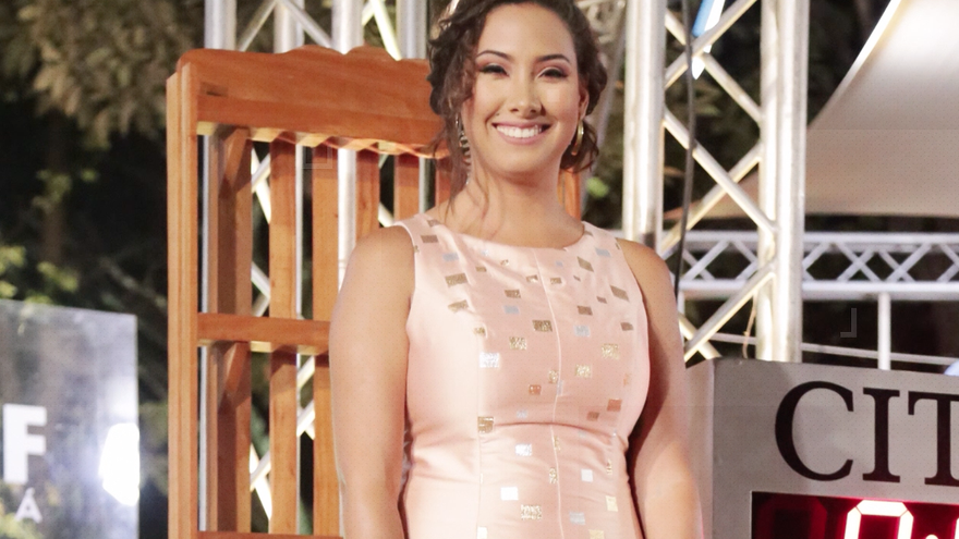 María de Los Ángeles y su look magistral para la gran final