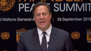 Varela ratifica en la ONU compromiso de Panamá con promoción de la paz
