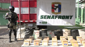 Senafront decomisa 356 paquetes de droga en Paso Canoas Senafront decomisa 356 paquetes de droga en Paso Canoas
