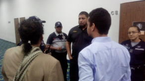 Agentes de la embajada de Israel intentaron sacar de la Feria del Libro a estudiante de la UP
