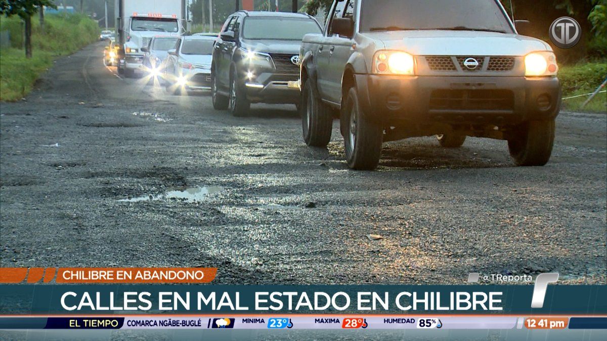 Calles de Chilibre permanecen en pésimo estado