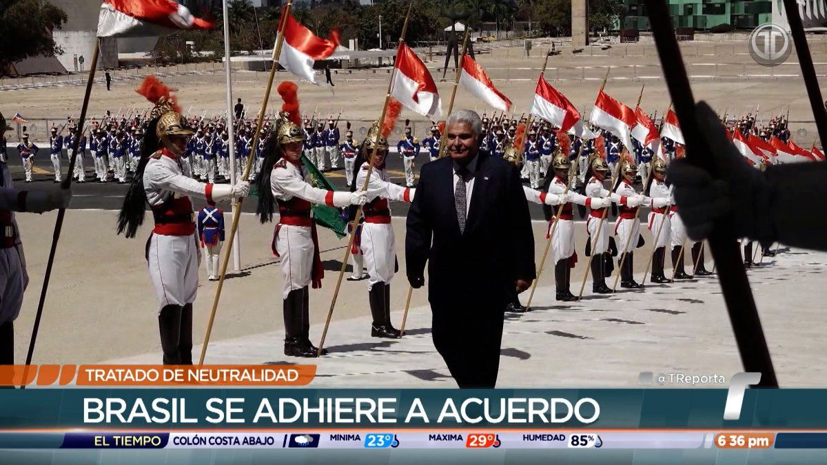 Adhesión de Brasil al Tratado de Neutralidad es un acontecimiento único, afirma excanciller