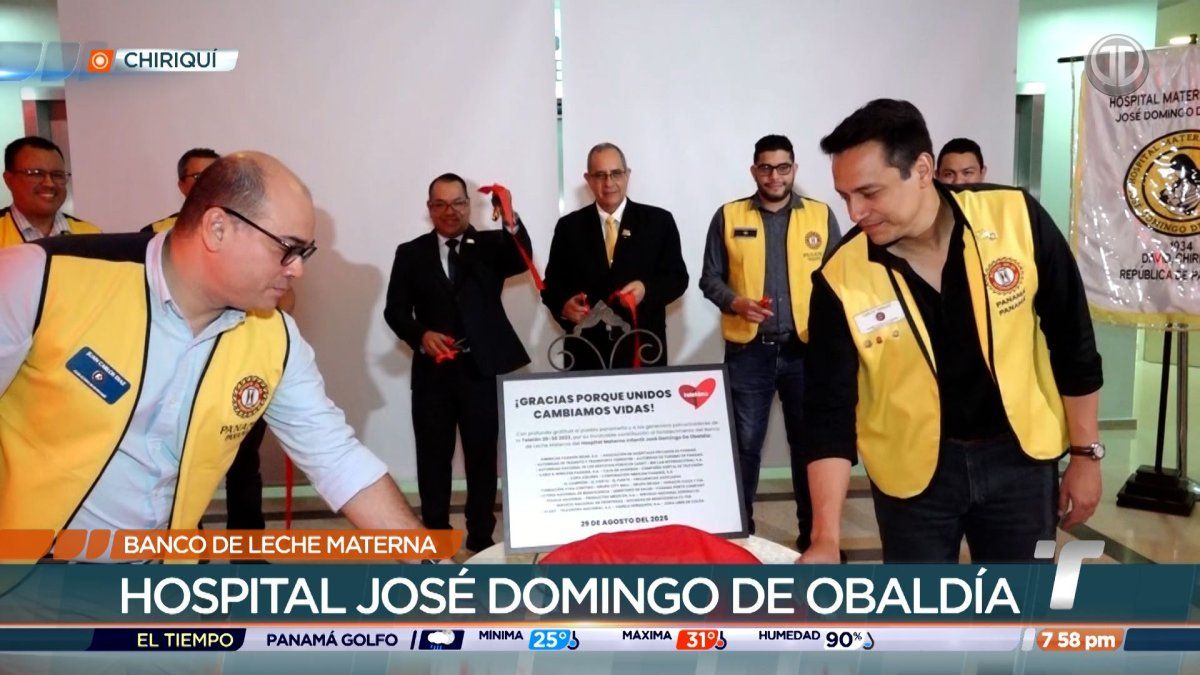 Formalizan aporte económico al Banco de Leche Materna en hospital de David