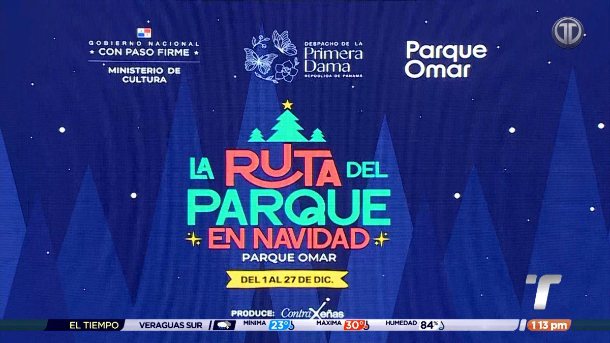 Anuncian la Ruta del Parque en Navidad del 1 al 27 de diciembre en el Parque Omar