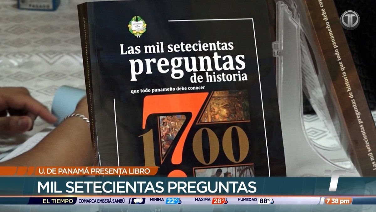 Lanzan el libro: "Las 1,700 preguntas de historia que todo panameño debe conocer"