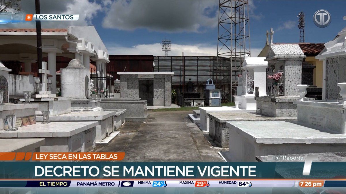 Municipio de Las Tablas establece Ley Seca el 2 de noviembre