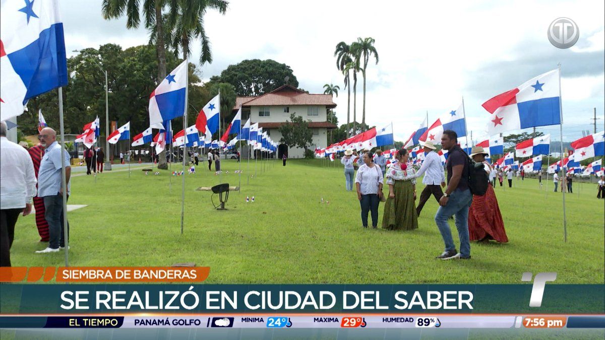 Realizan la tradicional siembra de banderas en conmemoración al 2 de mayo de 1958