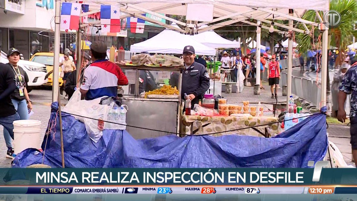 Minsa detecta irregularidades en puestos de venta en la ruta del desfile Vía España