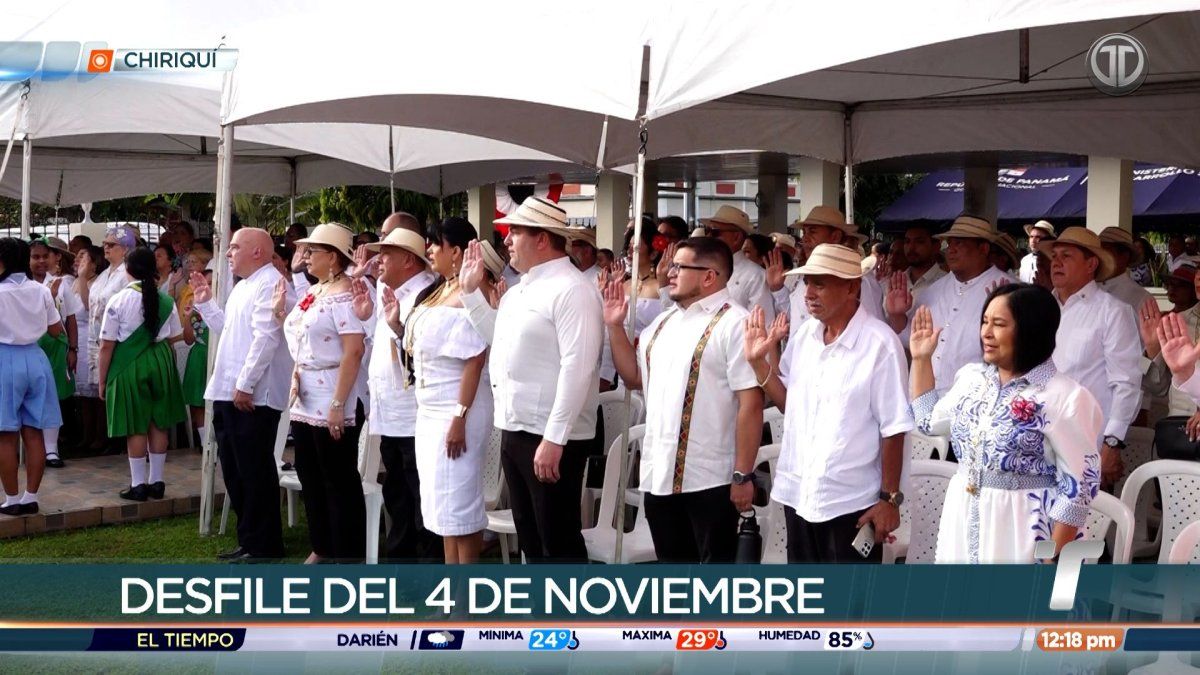 Ciudadanos destacados reciben reconocimiento en el Día de los Símbolos de la Nación en Chiriquí