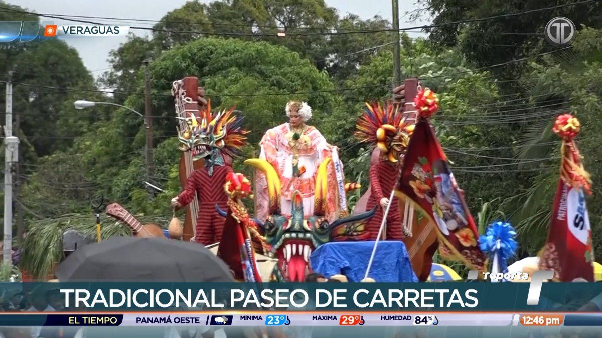 Los Algarrobos rinde honor a la Patria con tradicional paseo de carreta