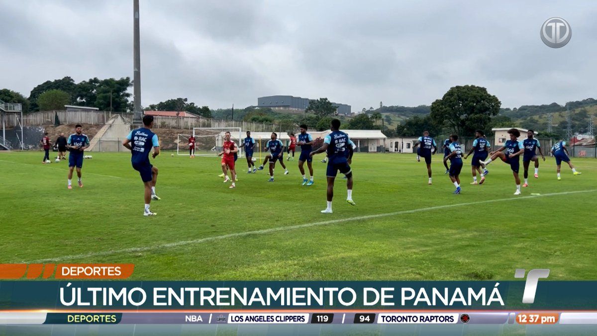 Selección de Panamá completa su último entrenamiento de cara al partido ante Sudáfrica