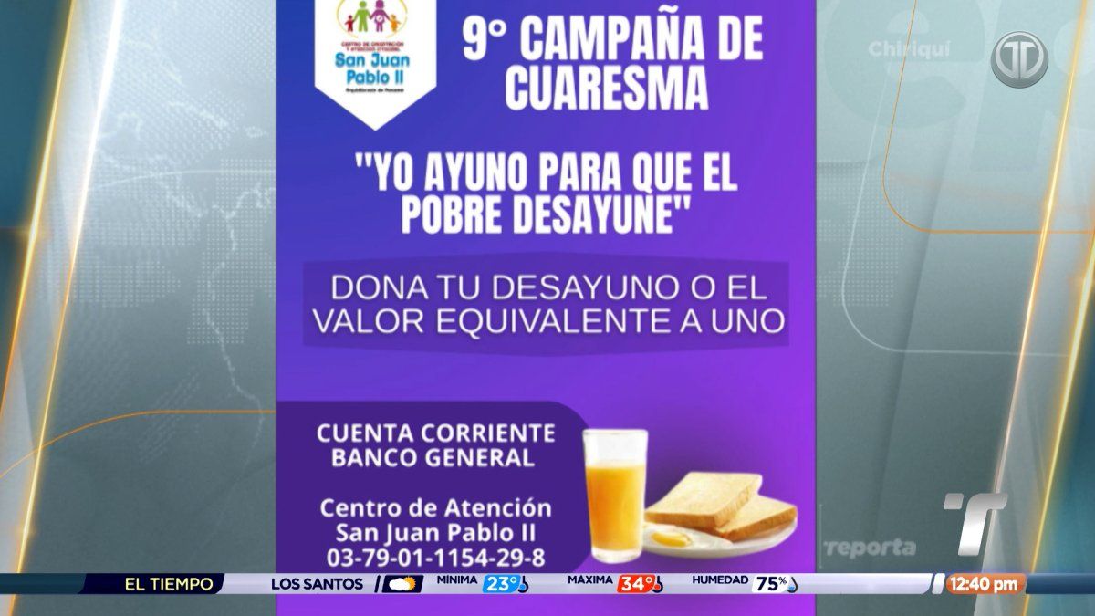 Colecta del Centro San Juan Pablo II se realizará este Viernes Santo