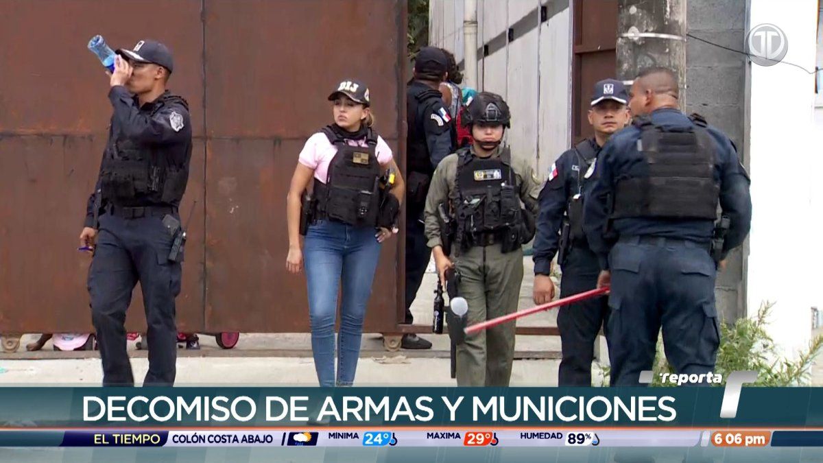 Policía realiza allanamientos en el sector de Tierra Prometida