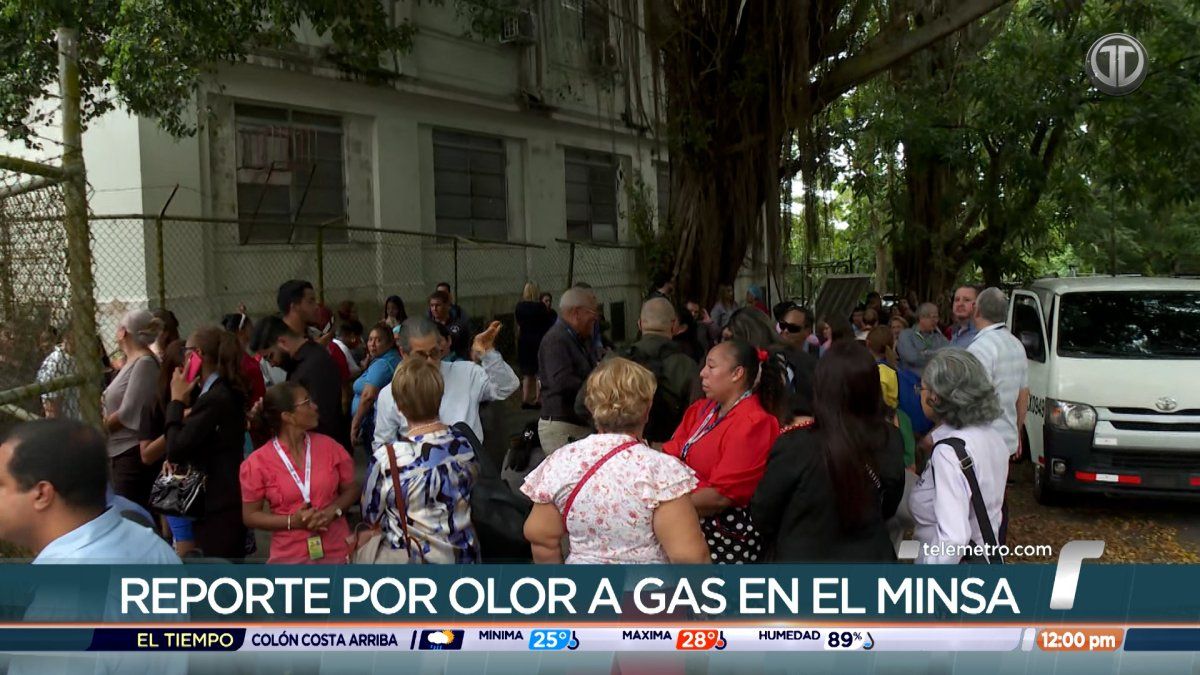 Desalojan edificios del Minsa por fuerte olor a gas
