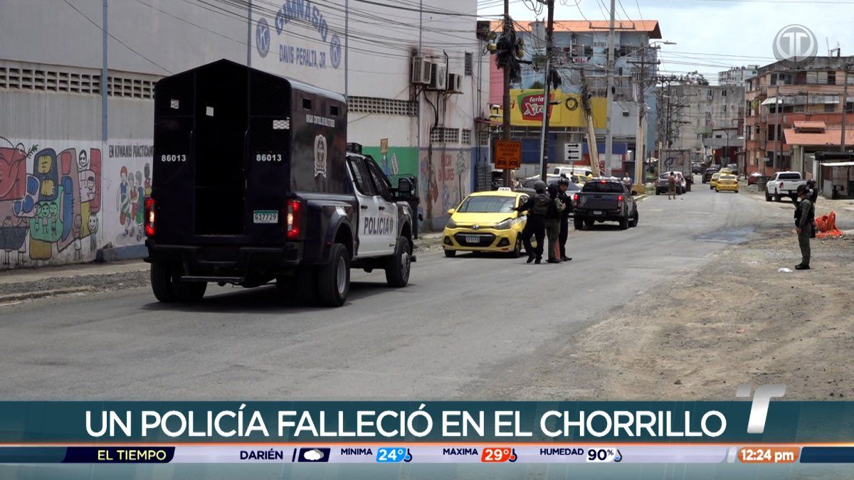 Policía lamenta muerte de agente que recibió un disparo en El Chorrillo