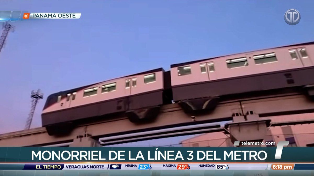 Realizan primer recorrido de prueba del monorriel de la Línea 3 del Metro