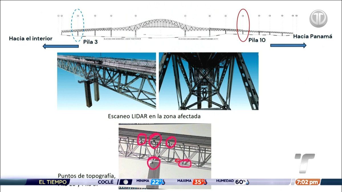 MOP presenta informe de evaluación técnica del Puente de las Américas