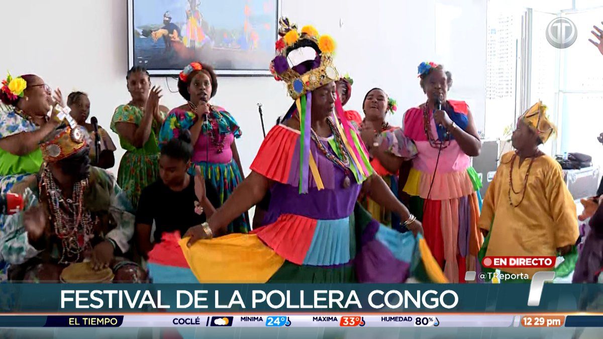 El Festival de la Pollera Congo se realizará el 2 de mayo