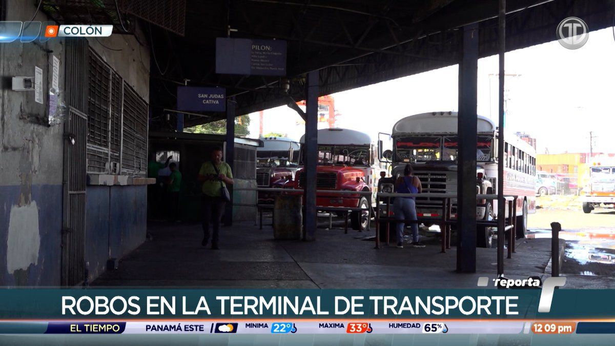 Piden presencial policial en Terminal de Transporte de Colón ante ola de robos