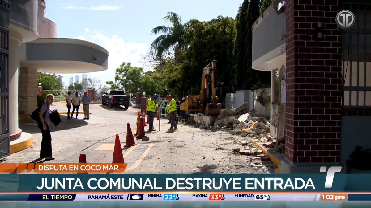 Demolición de garita genera disputa entre residentes de PH y Junta Comunal de San Francisco