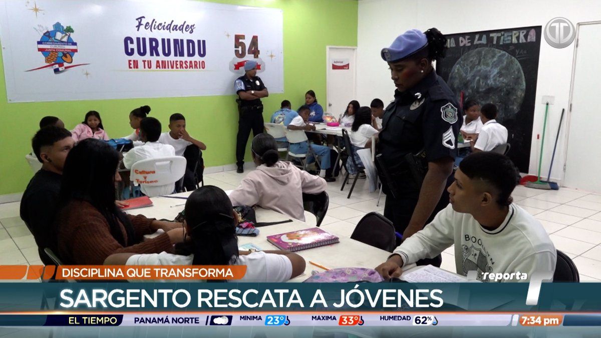 Con vocación sargento de la Policía apoya a jóvenes que abandonaron la escuela