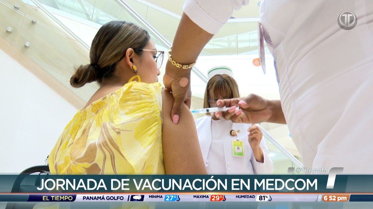 Colaboradores de Medcom participan de la jornada de Vacunación de Las Américas