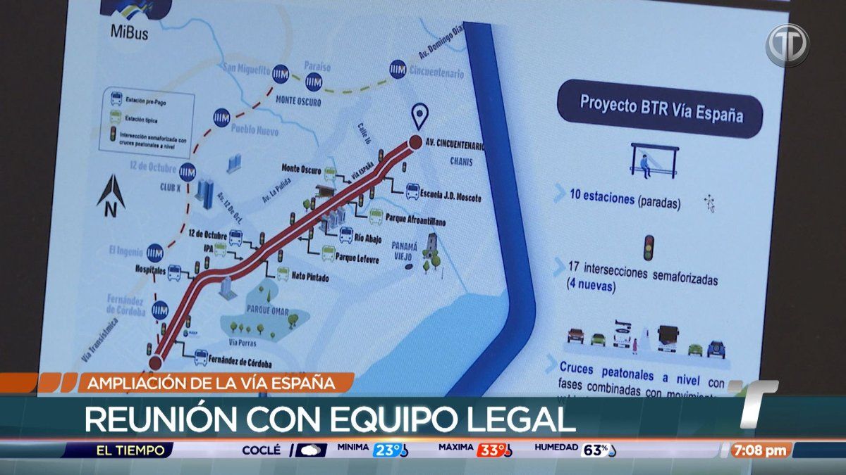 Comerciantes y residentes de Vía España evalúan acciones para frenar el proyecto de ampliación