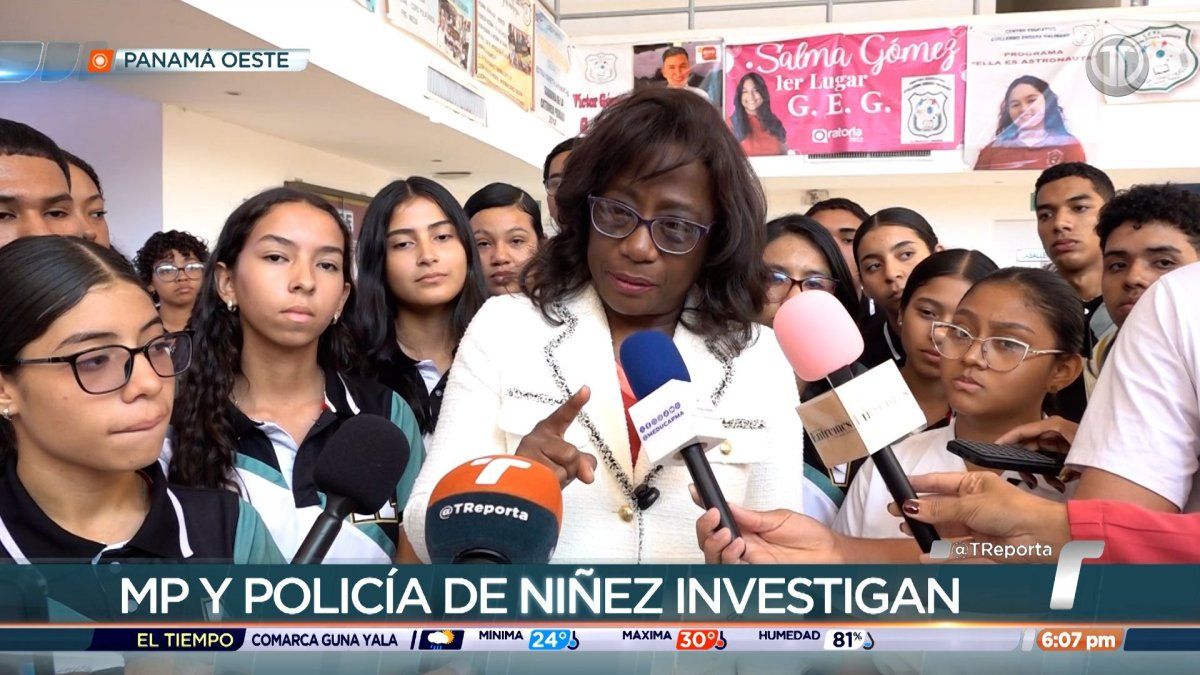 Ministra Molinar acude a la Escuela Guillermo Endara Galimany tras amenaza de tiroteo