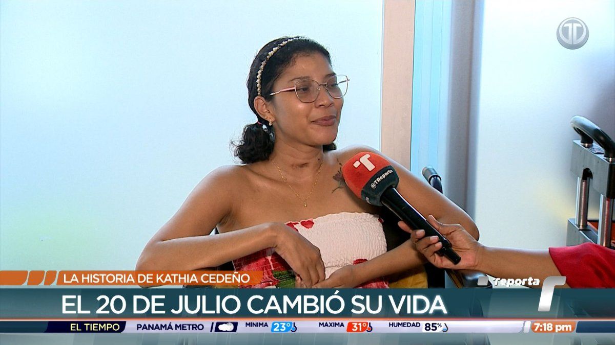 Joven Kathia Cedeño narra su historia tras un accidente de tránsito que le cambió la vida