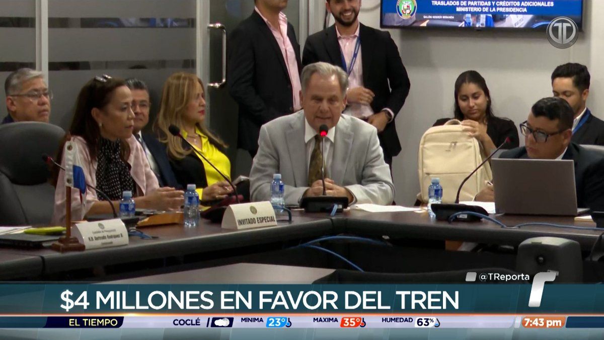 Comisión de Presupuesto aprueba traslado de partida a la Secretaría del Tren Panamá - David - Frontera